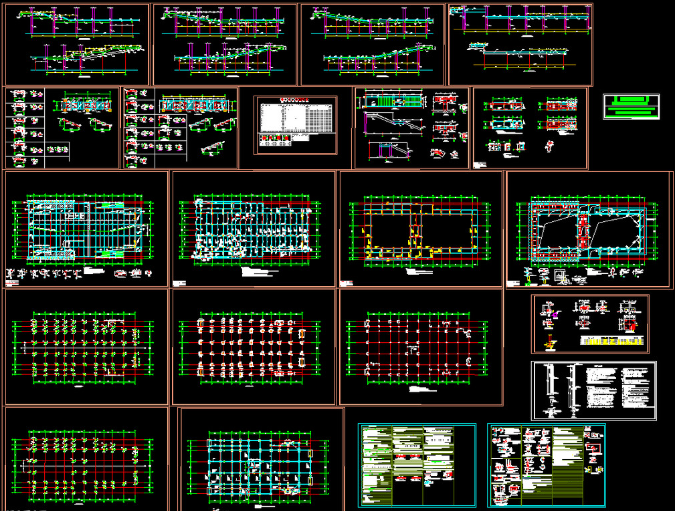 琼海钢结构报告厅图纸