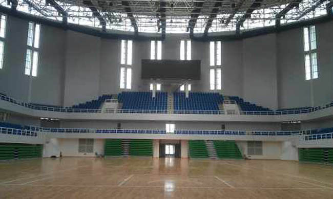 琼海体育场看台网架工程